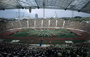Images Dated 6th July 1974: The Olympic Stadium in Munich pictured before the start of the third