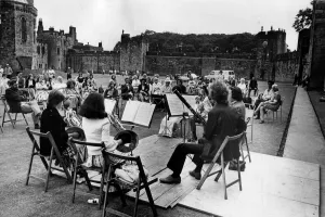 With the open-air concert season upon us, we take a look back to one such occasion in With the open-air concert season upon us, we take a look back to one such occasion in