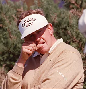 Open Golf Championship Birkdale 1998 Colin Montgomerie bites finger during second round Open Golf Championship Birkdale 1998 Colin Montgomerie bites finger during second round