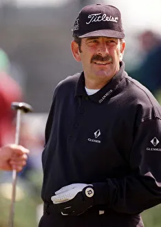 Open Golf Championship Birkdale 1998 Sam Torrance glances at scoreboard during second Open Golf Championship Birkdale 1998 Sam Torrance glances at scoreboard during second