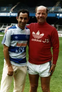 Ossie Ardiles Former manager of Tottenham Hotspurs FC with Jim Smith Manager of Derby Ossie Ardiles Former manager of Tottenham Hotspurs FC with Jim Smith Manager of Derby