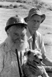 Outback: Rural: Marble Bar Western Australia: 68 year old Ken Macpherson with his dog 13 Outback: Rural: Marble Bar Western Australia: 68 year old Ken Macpherson with his dog 13