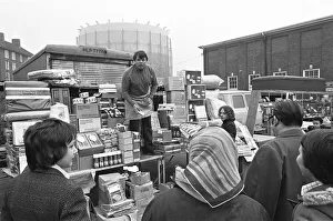 The Oval Sunday Market Circa May 1970 Kitchenware stall The Oval Sunday Market Circa May 1970 Kitchenware stall