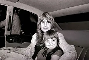Ozzy Osbourne with his son Louis, August 1981 Ozzy Osbourne with his son Louis, August 1981
