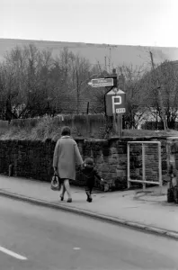 P for free Public Conveniences signs January 1975 75-00173-001 P for free Public Conveniences signs January 1975 75-00173-001