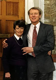 Paddy Ashdown With His Wife Jane Outside Their Kennington Home Dbase Paddy Ashdown With His Wife Jane Outside Their Kennington Home Dbase