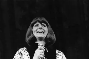 Pam Ayres performs at Bristol Hippodrome. 6th April 1977 Pam Ayres performs at Bristol Hippodrome. 6th April 1977