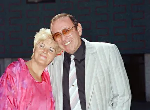 Pam St. Clement and Mike Reid who play Pat and Frank Butcher in the television soap Pam St. Clement and Mike Reid who play Pat and Frank Butcher in the television soap