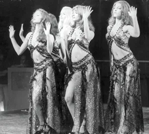 PANS PEOPLE PERFORMS ON THE 500TH EPISODE OF TOP OF THE POPS ON BBC TELEVISION PANS PEOPLE PERFORMS ON THE 500TH EPISODE OF TOP OF THE POPS ON BBC TELEVISION