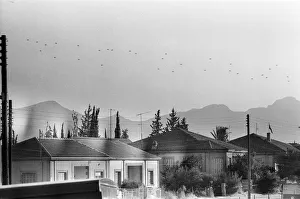 Parachute drops during the Turkish invasion of Cyprus. 22nd July 1974 Parachute drops during the Turkish invasion of Cyprus. 22nd July 1974