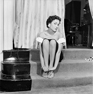Pascale Roberts - Actress. October 1952 C5204 Pascale Roberts - Actress. October 1952 C5204