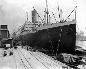 The passenger liner SS Minnetonka. 4th May 1924 The passenger liner SS Minnetonka. 4th May 1924