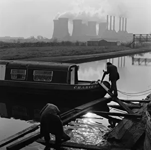 The past and future meet in this picture at the boatyard in Walsall The past and future meet in this picture at the boatyard in Walsall