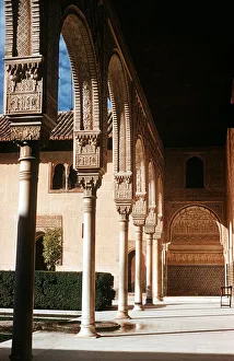 Patio de los Arrayanes at Palace of Alhambra Granada Spain Patio de los Arrayanes at Palace of Alhambra Granada Spain