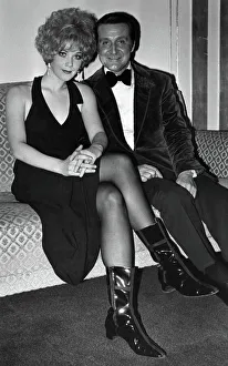 Patrick Mcnee with his new partner Linda Thorson. March 1968 P011955 Patrick Mcnee with his new partner Linda Thorson. March 1968 P011955
