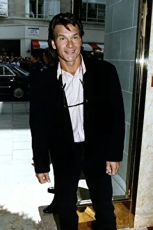 Patrick Swayze actor arrives for lunch at Planet Hollywood restaurant May 1993 Patrick Swayze actor arrives for lunch at Planet Hollywood restaurant May 1993
