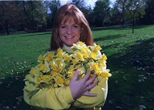 Patsy Palmer Actress who planted Daffodil Bulbs in Bethnal Green for the Marie Curie Patsy Palmer Actress who planted Daffodil Bulbs in Bethnal Green for the Marie Curie