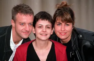 PAUL BROWN, EMMA WRAY AND LIZA TARBUCK, CAST OF TV PROGRAMME WATCHING PAUL BROWN, EMMA WRAY AND LIZA TARBUCK, CAST OF TV PROGRAMME WATCHING