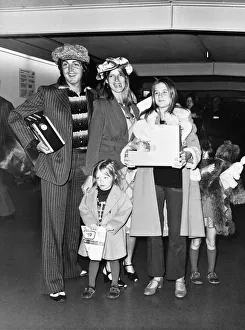 Paul McCartney former Beatles Singer on arrival at Heathrow Airport with his wife Linda Paul McCartney former Beatles Singer on arrival at Heathrow Airport with his wife Linda