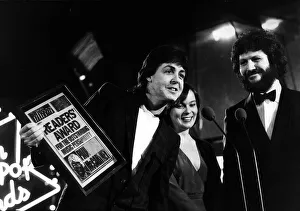 Paul McCartney former singer with The Beatles and wife Linda McCartney at the Daily Paul McCartney former singer with The Beatles and wife Linda McCartney at the Daily