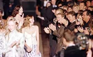 Paul McCartney and wife Linda applaud their daughter Stella McCartney after her first Paul McCartney and wife Linda applaud their daughter Stella McCartney after her first