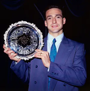 Paul McStay with Player of the Year trophy May 1988 Paul McStay with Player of the Year trophy May 1988