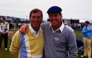 Payne Stewart with Fuzzy Zoeller July 1986 Payne Stewart with Fuzzy Zoeller July 1986