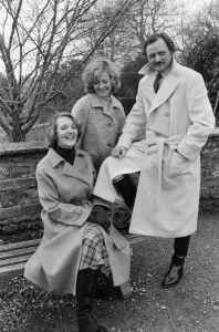 Penelope Keith, Angela Thorne and Peter Bowles on the set of " Penelope Keith, Angela Thorne and Peter Bowles on the set of "