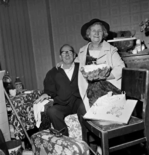 People old couple. Elderly man and woman at their home. November 1969 Z11170-002 People old couple. Elderly man and woman at their home. November 1969 Z11170-002