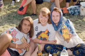 People at WOMAD festival at Rivermead in Reading, Berkshire, 18th July 1992 People at WOMAD festival at Rivermead in Reading, Berkshire, 18th July 1992