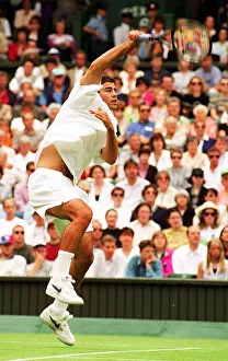 Mirror/1400to1499 01482/pete sampras v richey reneberg day 1 wimbledon Mirror/1400to1499 01482/pete sampras v richey reneberg day 1 wimbledon