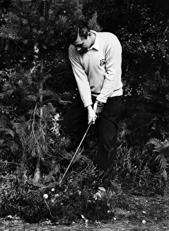 Peter Alliss, English professional golfer in action during Ryder Cup match at Wentworth Peter Alliss, English professional golfer in action during Ryder Cup match at Wentworth