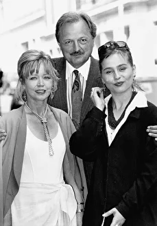 Peter Bowles Actor with actresses Angharad Rees and Tara Fitzgerald at the BBC Drama Peter Bowles Actor with actresses Angharad Rees and Tara Fitzgerald at the BBC Drama