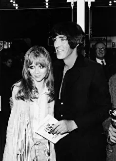 Images Dated 12th November 1970: Peter Cook comedian actor and wife Judy Huxtable 1970 arrive at premiere