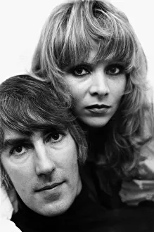 Peter Cook comedian actor and wife Judy Huxtable October 1975 Peter Cook comedian actor and wife Judy Huxtable October 1975