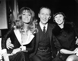 Peter Cushing actor with actresses Ingrid Pitt and Dawn Addams dbase msi Peter Cushing actor with actresses Ingrid Pitt and Dawn Addams dbase msi