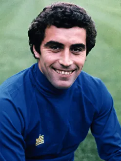 Peter Shilton Stoke City FC goalkeeper. September 1976 Peter Shilton Stoke City FC goalkeeper. September 1976