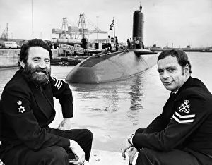 Petty Officer Cook Alan Pugh (left) and Petty Officer Steward John Young pictured at Petty Officer Cook Alan Pugh (left) and Petty Officer Steward John Young pictured at
