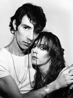 Phil Jones punk singer and girlfriend Mandy Todd 1982 pop group Afraid of Mice Phil Jones punk singer and girlfriend Mandy Todd 1982 pop group Afraid of Mice