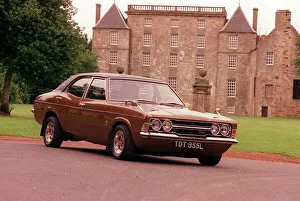 PIC SHOWS ALEX ANDERSON WITH HIS FORD CORTINA FOR ROAD RECORD PIC SHOWS ALEX ANDERSON WITH HIS FORD CORTINA FOR ROAD RECORD