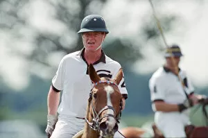 Images Dated 16th July 1991: Picture shows Major James Hewitt (wearing white shirt number 2)