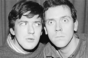 Picture shows Stephen Fry (left) and Huge Laurie (right) Picture shows Stephen Fry (left) and Huge Laurie (right)