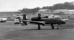 Pictured is the second USAF Fairchild Republic A-10 Thunderbolt II close air support ' Pictured is the second USAF Fairchild Republic A-10 Thunderbolt II close air support '