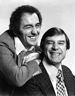 Pictures of Comedians Lennie Bennett and Gerry Stevens. December 1977 P003792 Pictures of Comedians Lennie Bennett and Gerry Stevens. December 1977 P003792