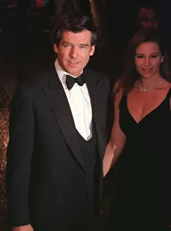 Pierce Brosnan and partner Keely Shaye December1997 arrive for the December 1997 new Pierce Brosnan and partner Keely Shaye December1997 arrive for the December 1997 new