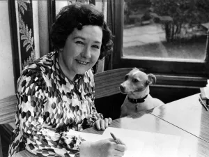 Playwright and author Elaine Morgan. 29th March 1974 Playwright and author Elaine Morgan. 29th March 1974