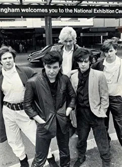Pop group Duran Duran pose for photographs at the National Exhibition Centre Pop group Duran Duran pose for photographs at the National Exhibition Centre