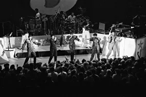 Pop group Five Star pictured backstage during their concert at the Colston Hall, Bristol Pop group Five Star pictured backstage during their concert at the Colston Hall, Bristol