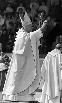 Pope John Paul II service at Wembley Stadium Pope John Paul II service at Wembley Stadium