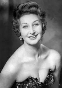 Portrait of Scottish entertainer Margo Henderson. March 1958 Portrait of Scottish entertainer Margo Henderson. March 1958